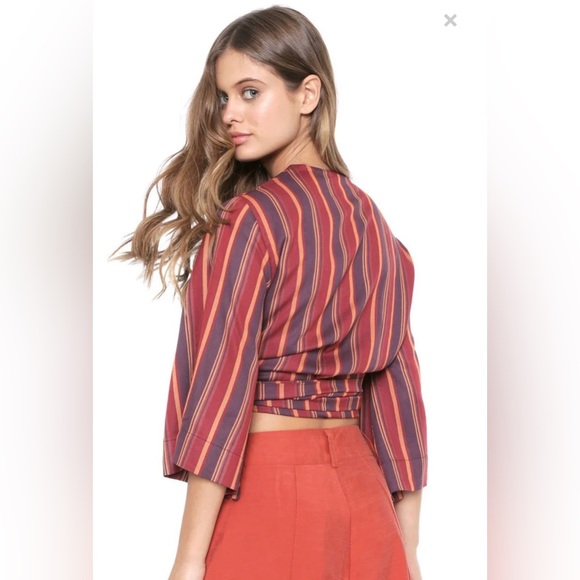 Striped Warp top - Picture 3 of 9